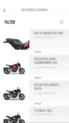 Honda Motorcycles Europe android App screenshot 11