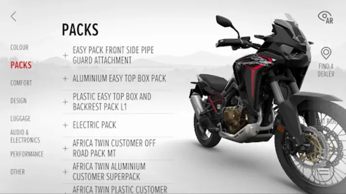 Honda Motorcycles Europe android App screenshot 12