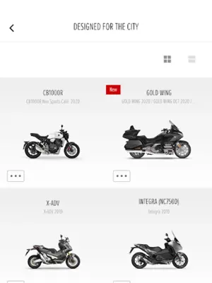 Honda Motorcycles Europe android App screenshot 8